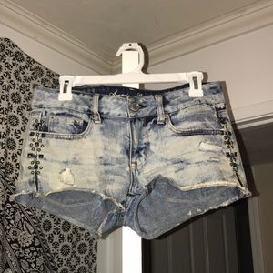 Denim wash Shorts from American Eagle
